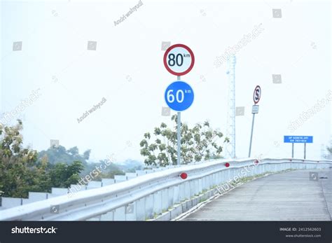 Speed Limit Minimum Speed Signs On Stock Photo 2412562603 | Shutterstock