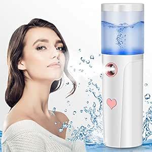 Nano Facial Mister,Portable Cool Mist Facial Steamer Handy Mist Sprayer ...