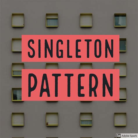 Image result for Singleton Pattern Code