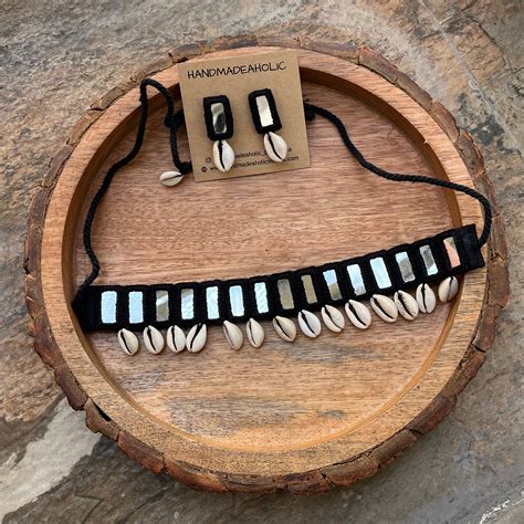 BLACK MIRROR NECKLACE – handmadeaholicmishka