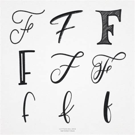 Image result for How to Write F in Script