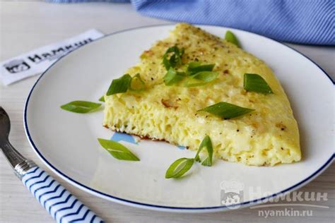 Пышный омлет с молоком и луком на сковороде рецепт пошаговый с фото ...