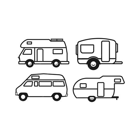 Red Camper Van Tutorial Draw 的图像结果
