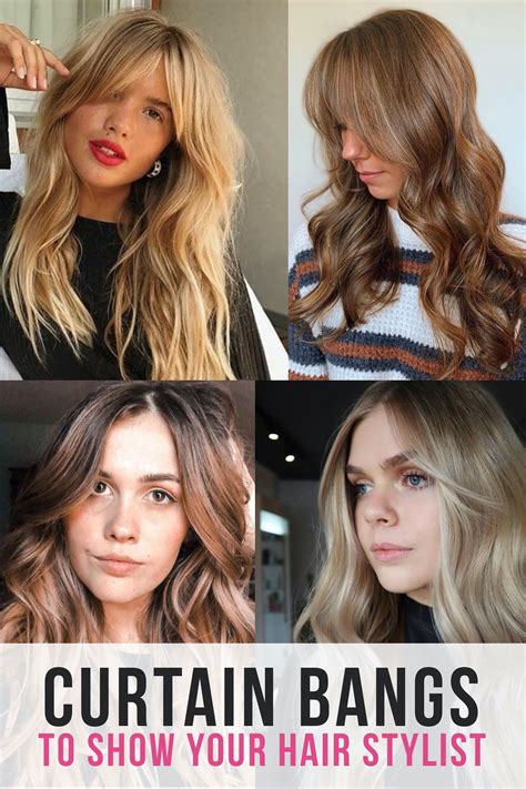 How to curl curtain bangs with straightener - crossnaa