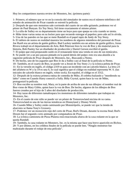 Monsters Inc Transcript 的图像结果