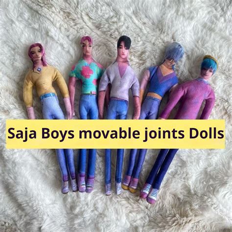 KPop Demon Hunters Plush Doll Saja Boys Action Figure Rumi Mira Zoey ...