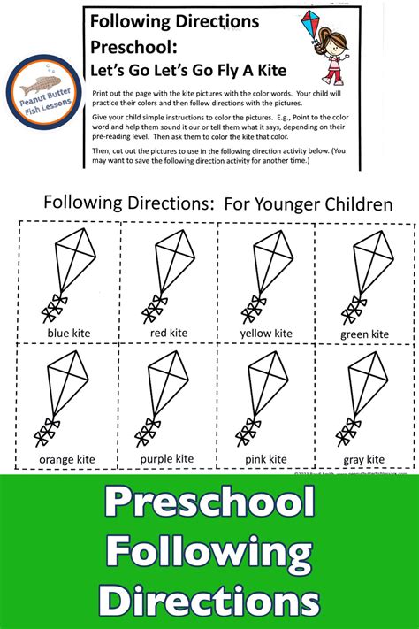 Preschool following directions – Artofit