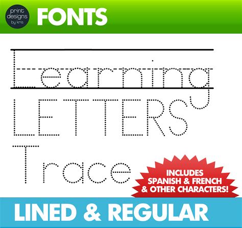 Font for Tracing Letters - Letter Tracing Font - Trace the alphabet font | Made By Teachers