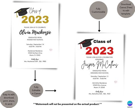 Image result for Graduation Invitation Layout