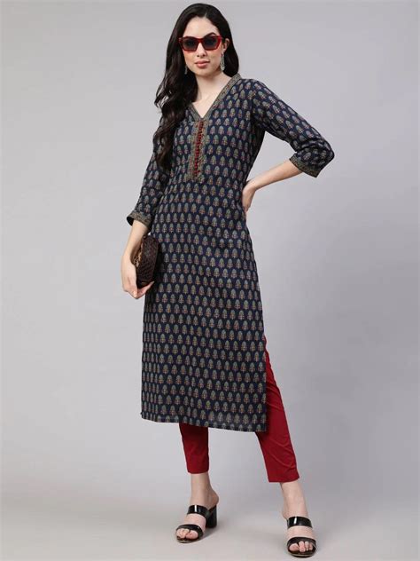 Buy Aasi - House Of Nayo Kurti Online |NYKU4242| moher.in – Moher
