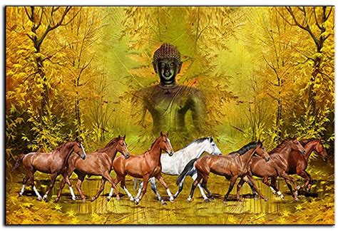 wallpics® Buddha Wallpapers Fully Waterproof Vinyl Sticker Poster for ...