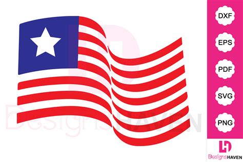 American Flag with One Star Svg Cut File Illustration par ...