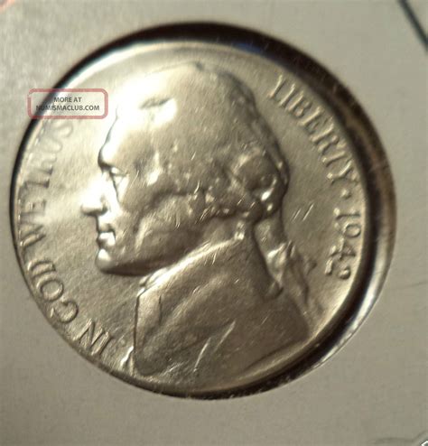 1942 - S 5c Jefferson Nickel War Nickels - 35% Silver 229