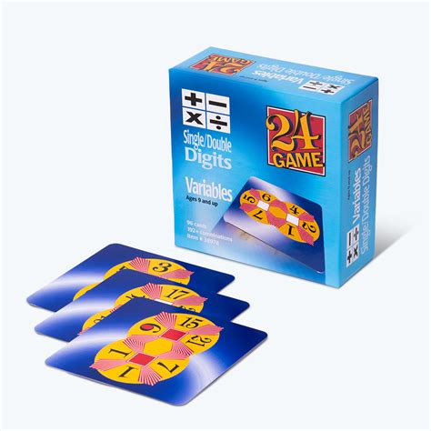 Variables (Ages 9+), 96-Card Deck – 24 Game Shop