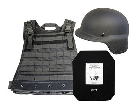 UNITED SHIELD, NIJ 0101.05 Level 4 Ballistics, S, Active Shooter Kit ...