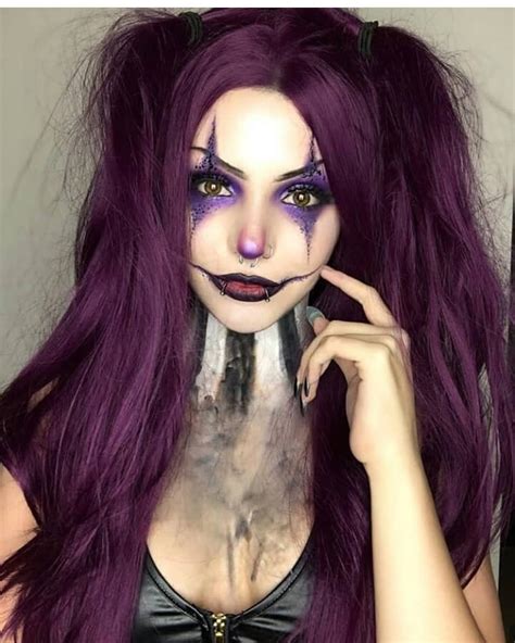 emo clown makeup