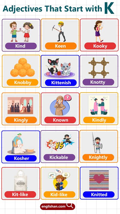 Adjectives Starting with K: 150+ Essential Words for Learners