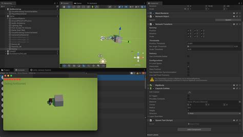 Unity Netcode Scriptable Object 的图像结果