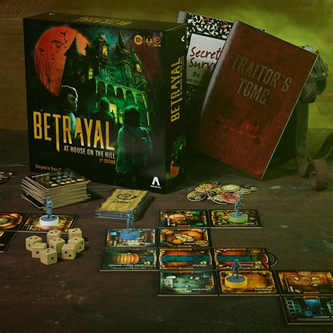 Avalon Hill Betrayal at House on the Hill 3rd Edition Cooperative Board ...