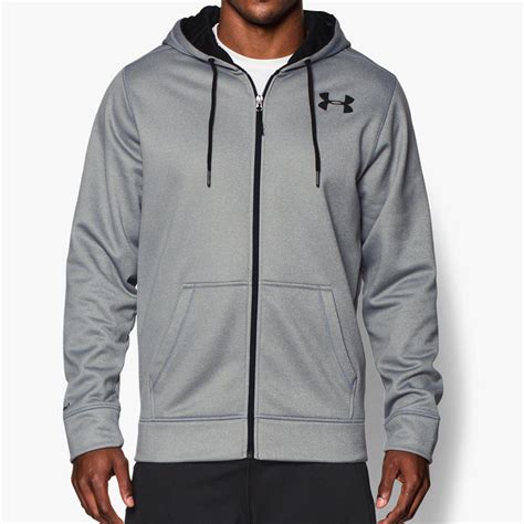 Under Armour Mens Storm Full Zip Hoodie - Grey - Tennisnuts.com
