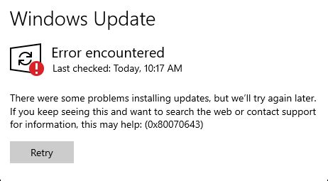 Image result for Python Install Error 0X80070643