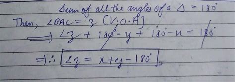 in figure find z in terms of x and y - Brainly.in