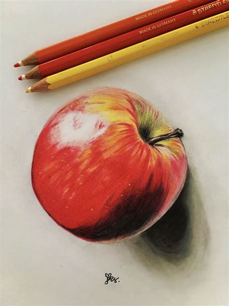 apple drawing reference