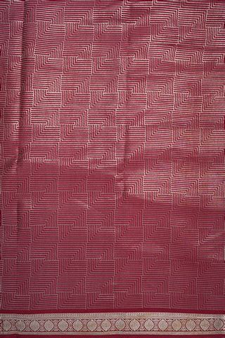 Self Design Azure Blue Mysore Silk Saree – Sundari Silks