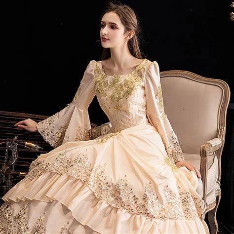 Rococo Medieval Cocktail Dress Dress Party Costume Masquerade Plus Size ...