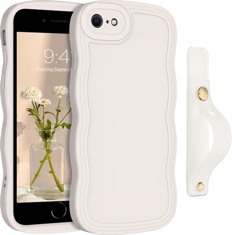 Amazon.com: Dumkery Cute Case Compatible with iPhone 7 Case, Curly Wave ...