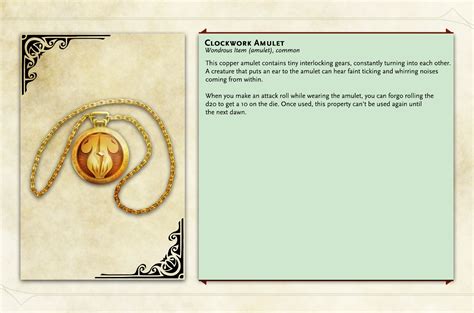 Clockwork Amulet | World of Ygdren Wiki | Fandom