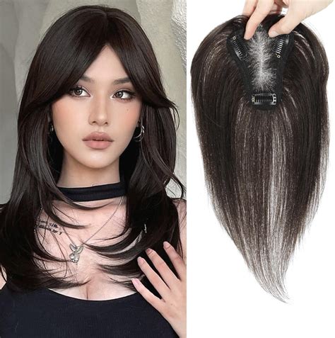 Amazon.com : BUTYWAY Hair Toppers for Women Real Human Hair,Hair ...