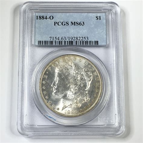1884-O Morgan Silver Dollar*Graded MS63 by PCGS*Struck at New Orleans ...
