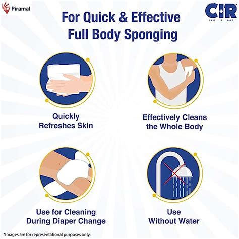 Buy CIR SOFT BODY CLEANSING WET BED BATH WIPES FOR ADULTS | EXTRA LARGE ...