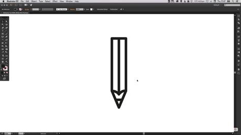 【AI教程 – 初级】用钢笔工具绘制矢量铅笔图标 | 设计达人