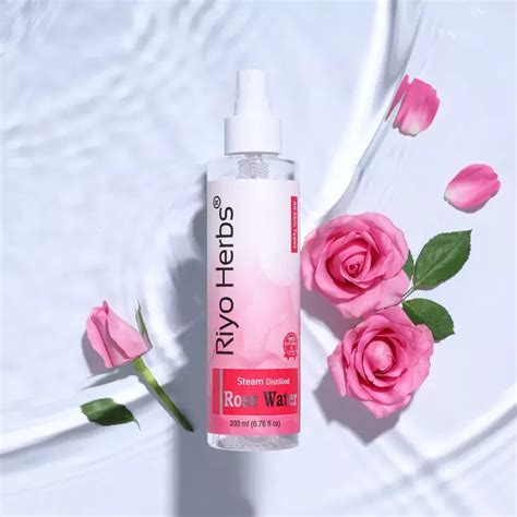 Steam Distilled Rose Water Spray - 200ml – Riyo Herbs India