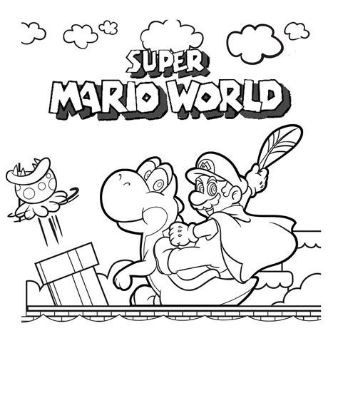Free Printable Mario Coloring Pages For Kids