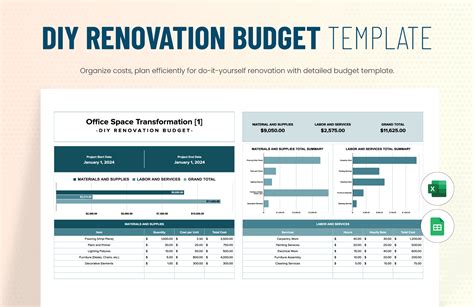 Home Renovation Budget Templates In Excel Home Renovations Budget Excel ...