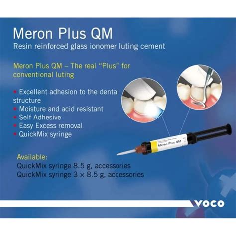 Buy Voco Meron Plus QM Resin Modified Glass Ionomer Cement – Oralkart
