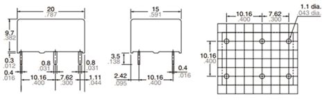 DK2A-5V Panasonic | Panasonic PCB Mount Power Relay, 5V dc Coil, 8A ...
