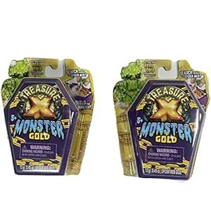 Browns' Nurseries Lot Of 2 Treasure X Monster Gold Mini Mystery Coffin ...