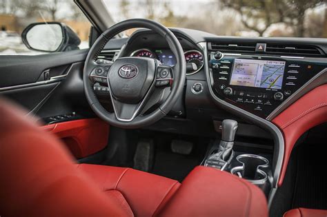 Exploring The Stunningly Stylish Toyota Camry Xse Red Interior 2020 ...