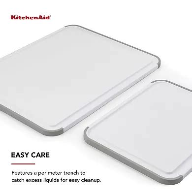 KitchenAid® Classic 2-pc. Non-Slip Plastic Cutting Board Set