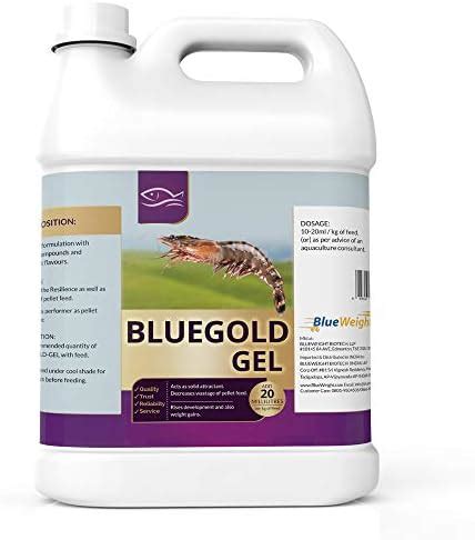 Bluegold Gel 5LT - The Binder Gel, Aqua Feed Supplement for Prawns ...