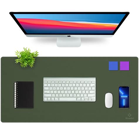 Amazon.com : K KNODEL Desk Mat, Blotter, Dual-Sided Office Desk Pad ...