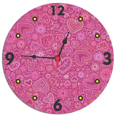 Buy Shopezy Round Wall Clock for Living Room, MDF Wood Quartz Wall ...