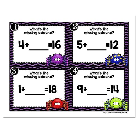 Image result for Math Missing Addend Worksheet