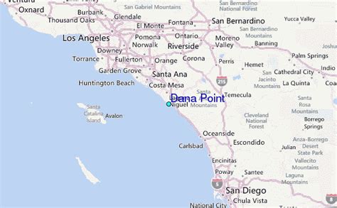 Dana Point Tide Station Location Guide