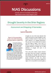 NIAS Wednesday Discussion Report: "Drought Severity in the Drier ...