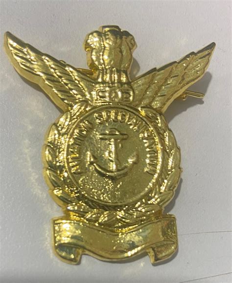 Naval aviation badge golden finish